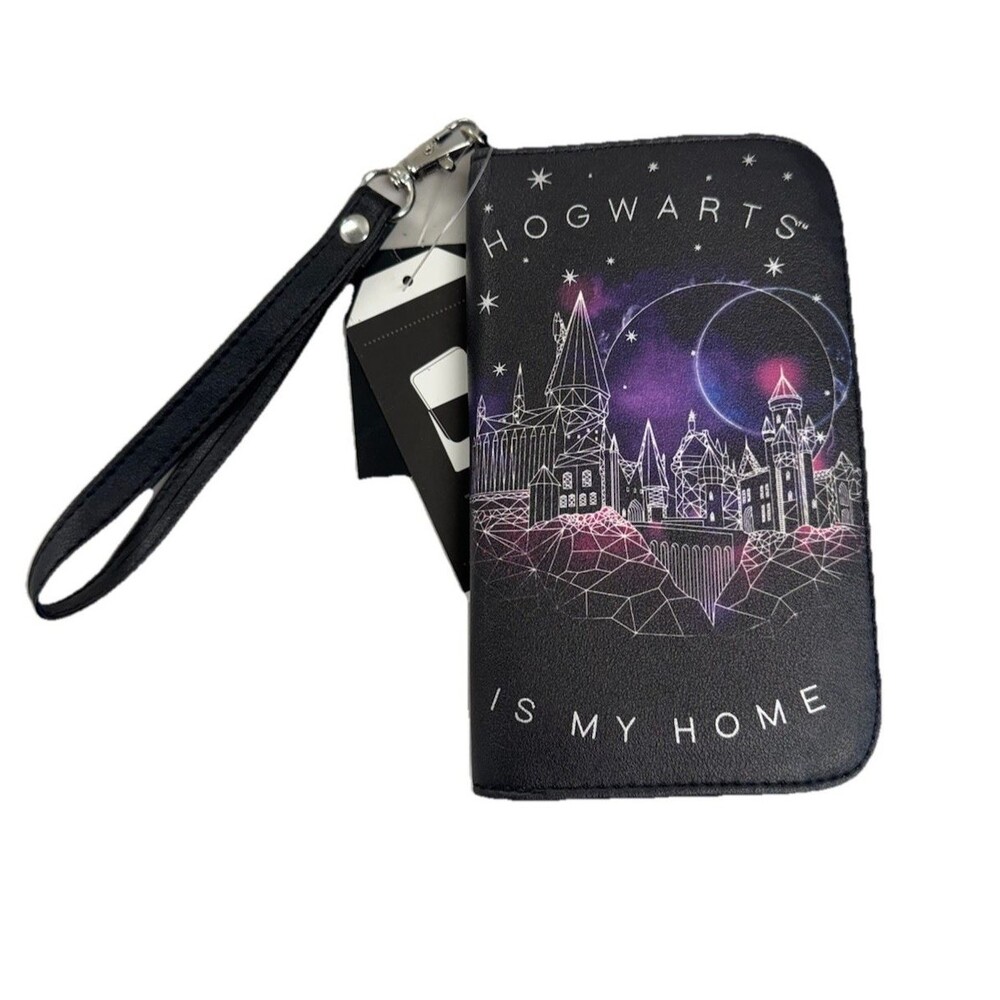 Harry Potter Hogwarts Is My Home Tech Sleeve Wallet Wristlet Hot Topic NWT